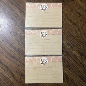 Michaels Blank Fruitful Harvest Fruit Recipe Cards Lot of 3 Packs 54 Total NOS